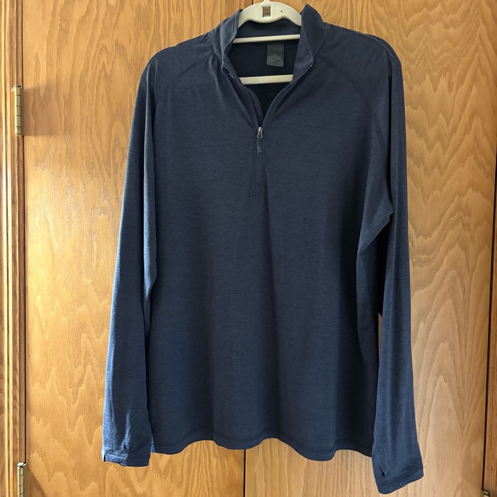 Women's Navy Long Sleeve  STORM CREEK Top Size 2XL